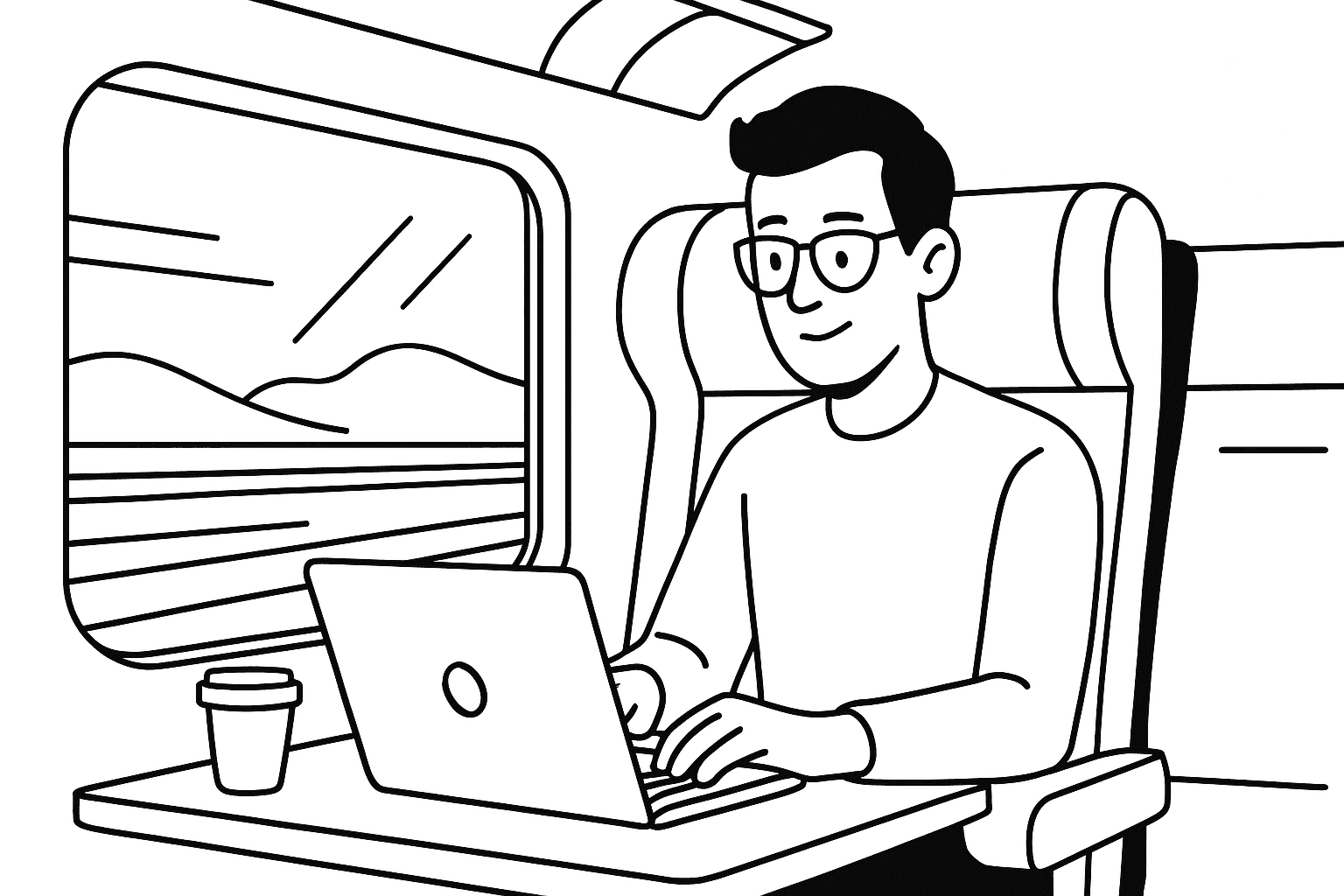 Travailler en remote dans le TGV avec Max Jeune : retour d'expérience